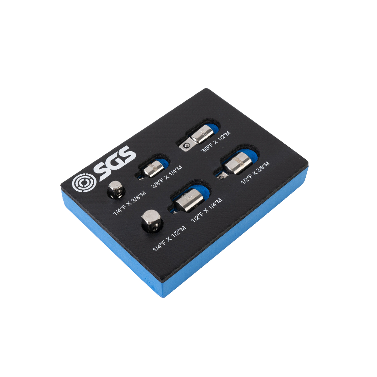SGS 6pc Socket Adaptor Set | Foam Insert